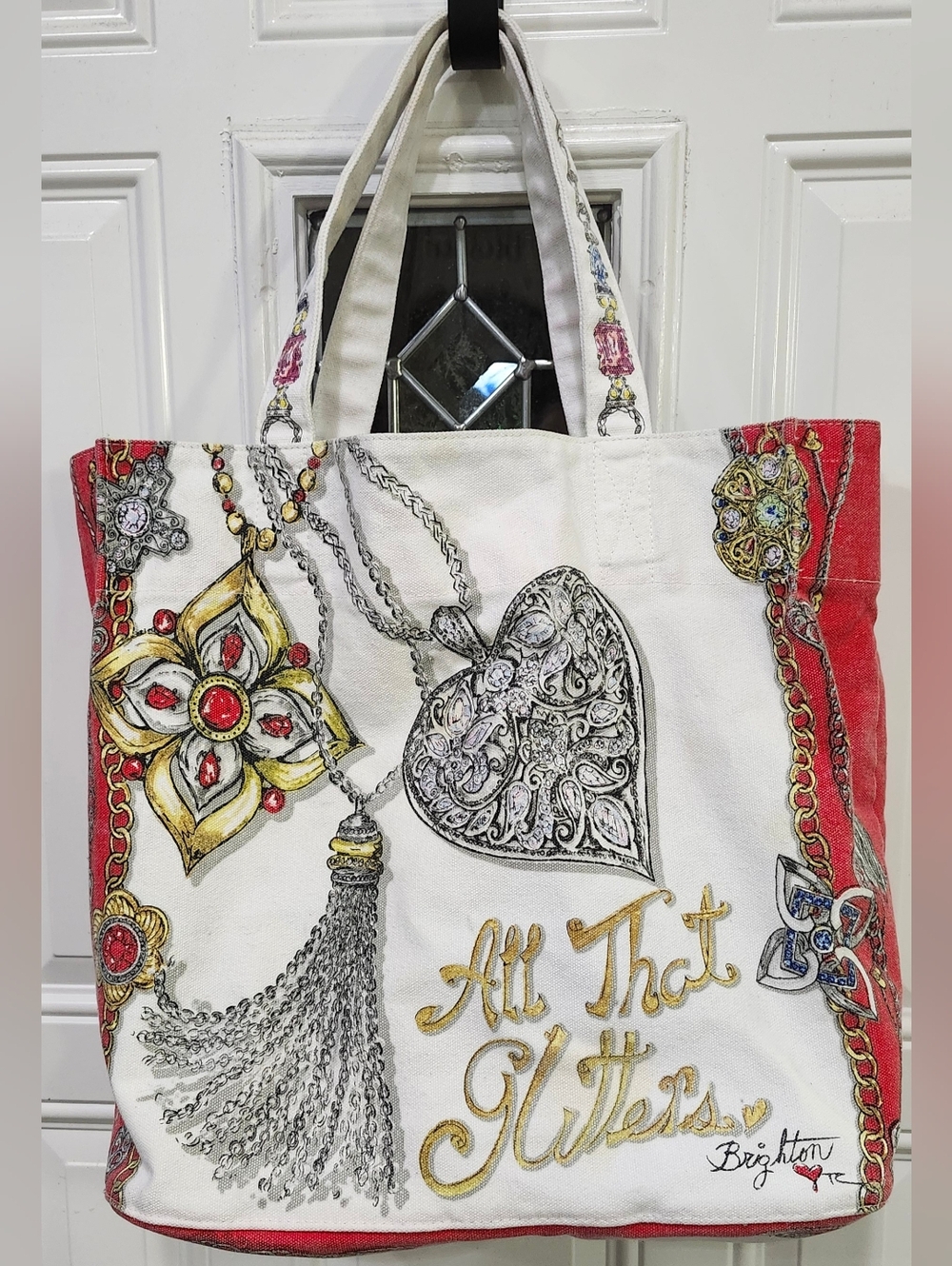 Limited Edition Brighton All That Glitters Canvas Tote Bag